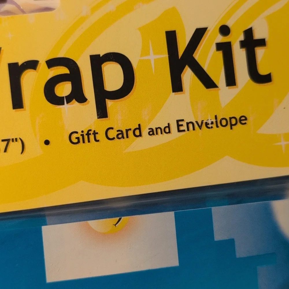 Vintage Airplane Gift Wrap Kit with Emoji Design Set‎ Of 2 NIP